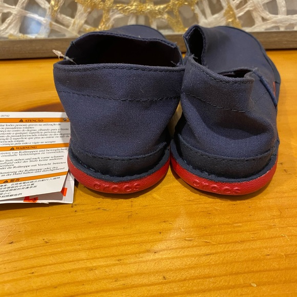 Crocs Cabo Slip-On Boys Navy Pepper Fit Size J1 - Picture 4 of 6
